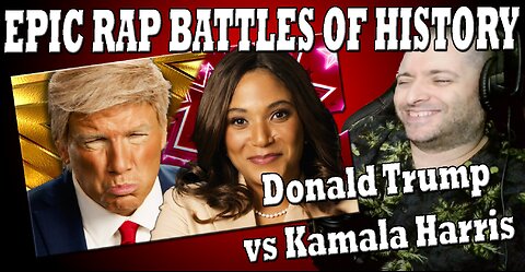 Donald Trump vs Kamala Harris | Epic Rap Battles | First Time Watching | No Holding Back in This One