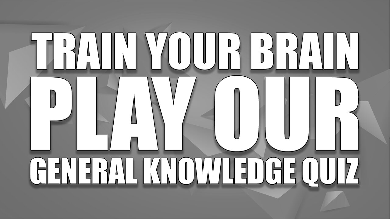 Train Your Brain