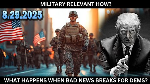 And We Know Urgent Emergency 8.29.25: Always Attack When Bad News Hits The DS, Soros Exposed Again
