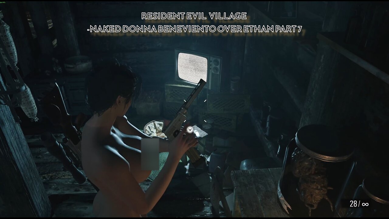 K18! Resident Evil Village - Nude Donna Beneviento replace Ethan Part.7