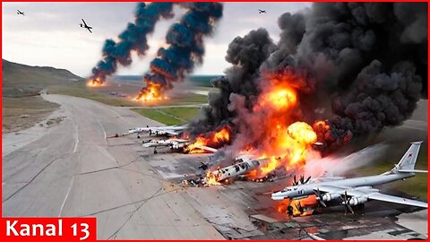 Ukrainian drones visited Saky military airfield in Crimea： 27 Russian jets were destroyed on ground