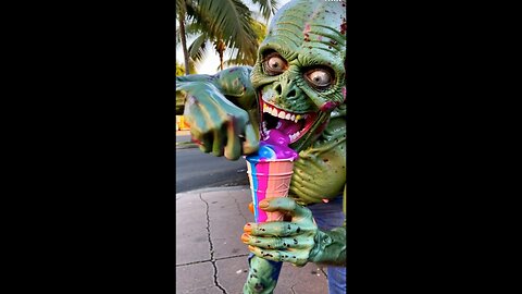 Zombies in the ice cream shop