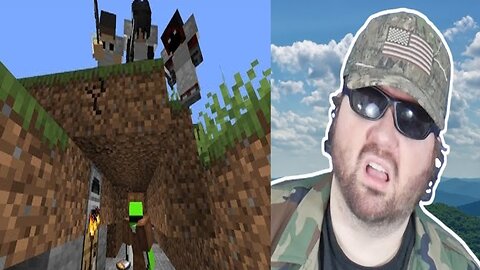 Minecraft Speedrunner VS 3 Hunters (Dream) - Reaction! (BBT)