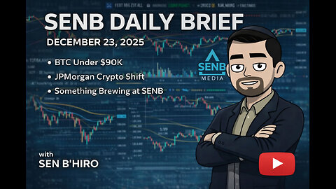 BTC Under $90K, Wall Street Moves In & SENB Teases a Surprise 👀
