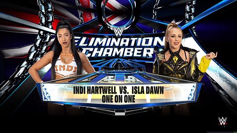 WWE 2k25 Indi Hartwell vs Isla Dawn