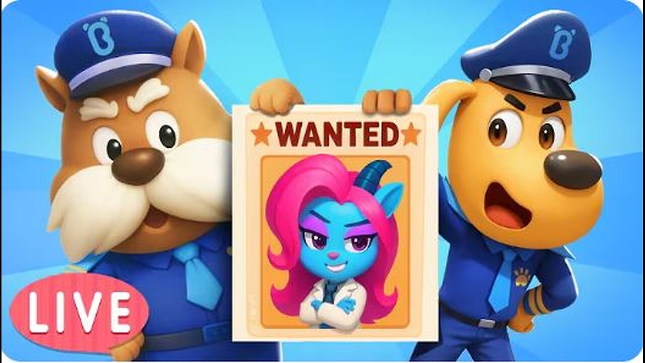🔴LIVE | Police Teamwork Adventure | Cartoon | Safety Rules for Kids | Sheriff Labrador