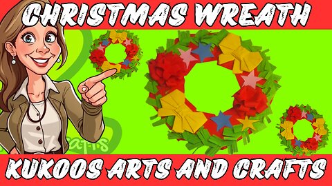 How to Make a Christmas Wreath with Paper | Easy DIY Holiday Wreath Craft Tutorial