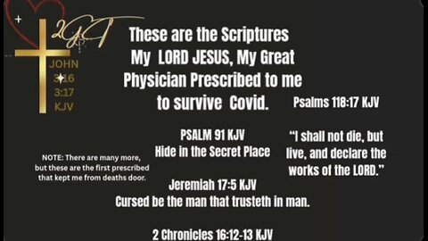 How to Survive the Next Pandemic: Christian Testimony How I Survived Covid Note: Don't Trust CDC