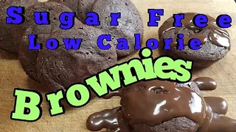 Sugar Free Low Calorie Brownies - 100 calorie