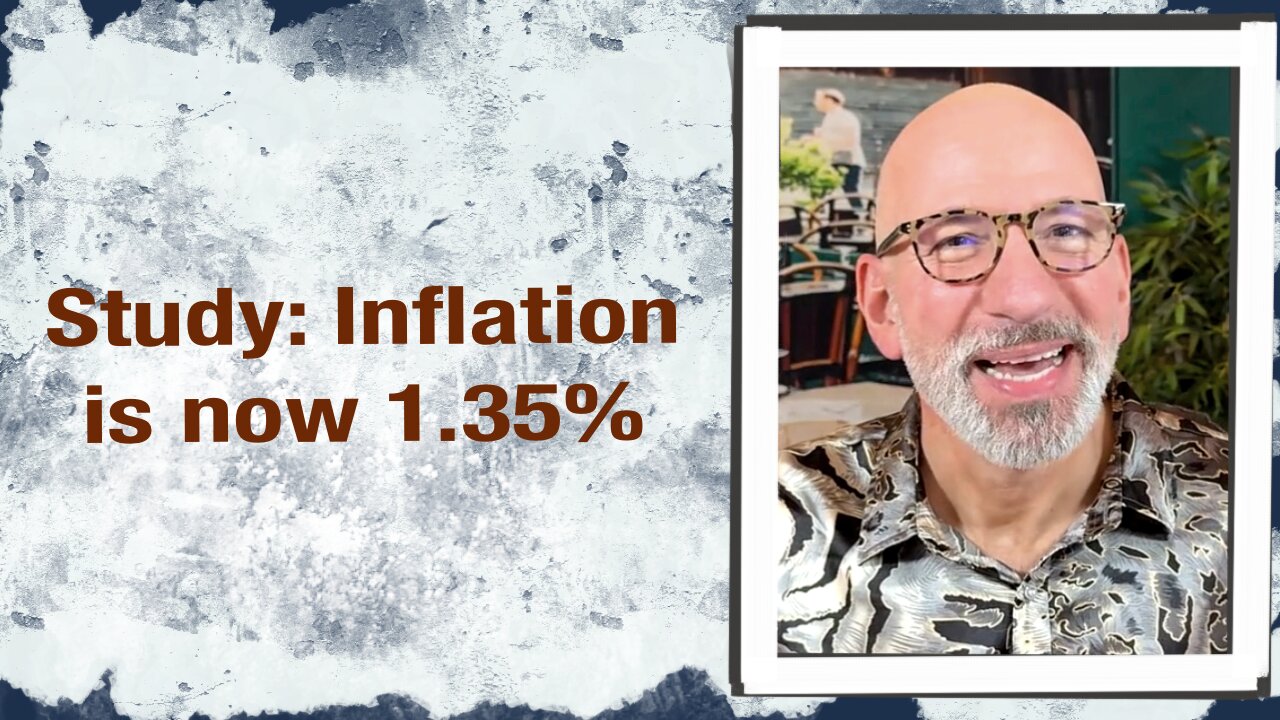 Study: Inflation now 1.35%