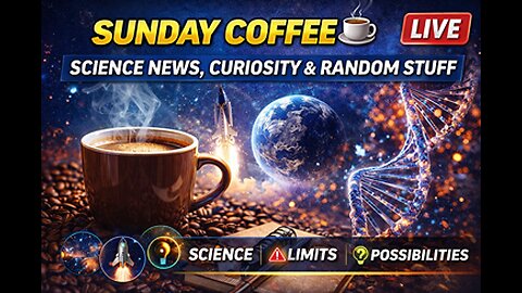 Sunday Coffee ☕ | Science News, Curiosity & Random Stuff (LIVE)