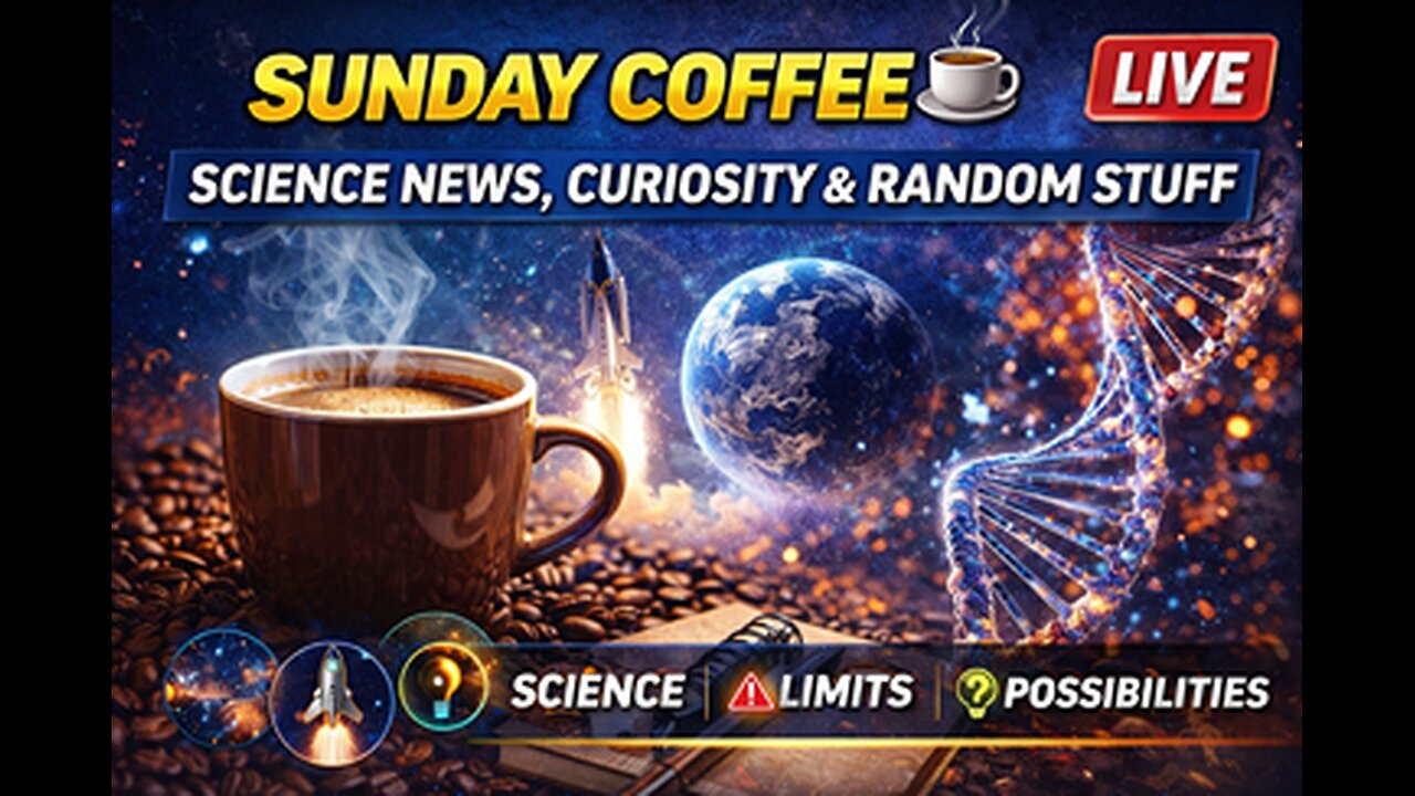 Sunday Coffee ☕ | Science News, Curiosity & Random Stuff (LIVE)