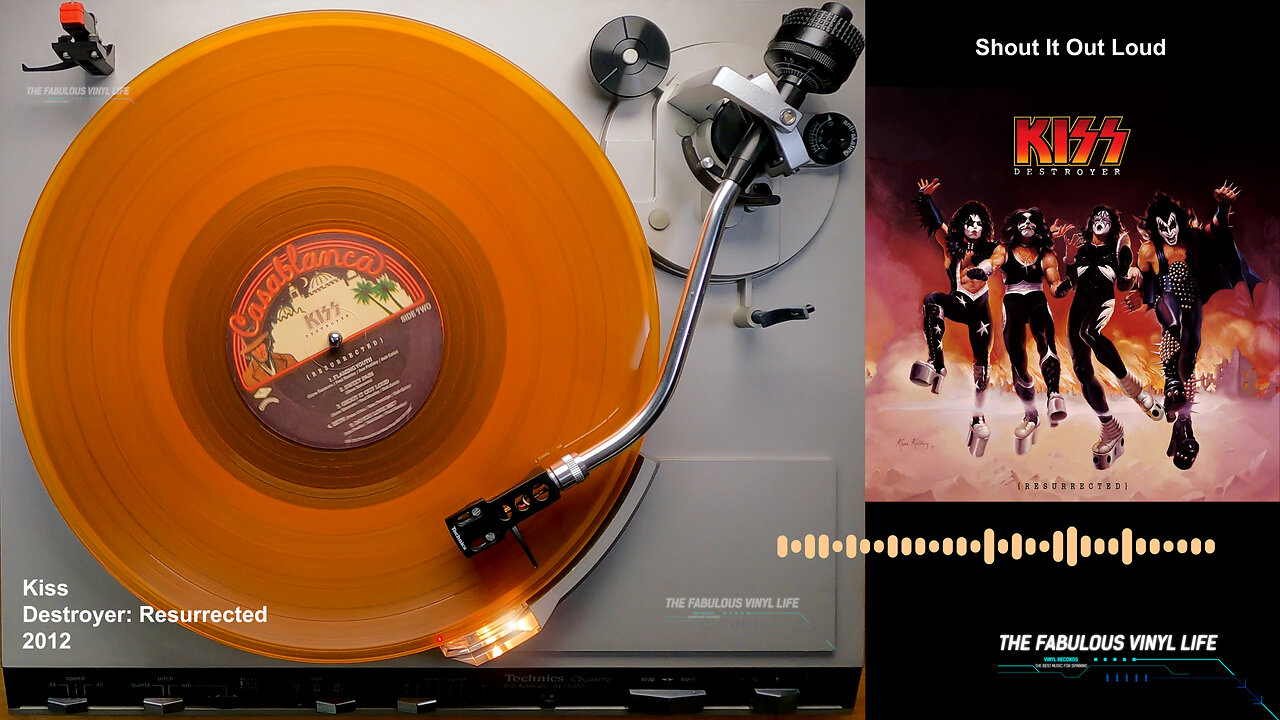 KISS) Destroyer: Resurrected ) 2012 (Exclusive Orange Translucent Vinyl 2019)