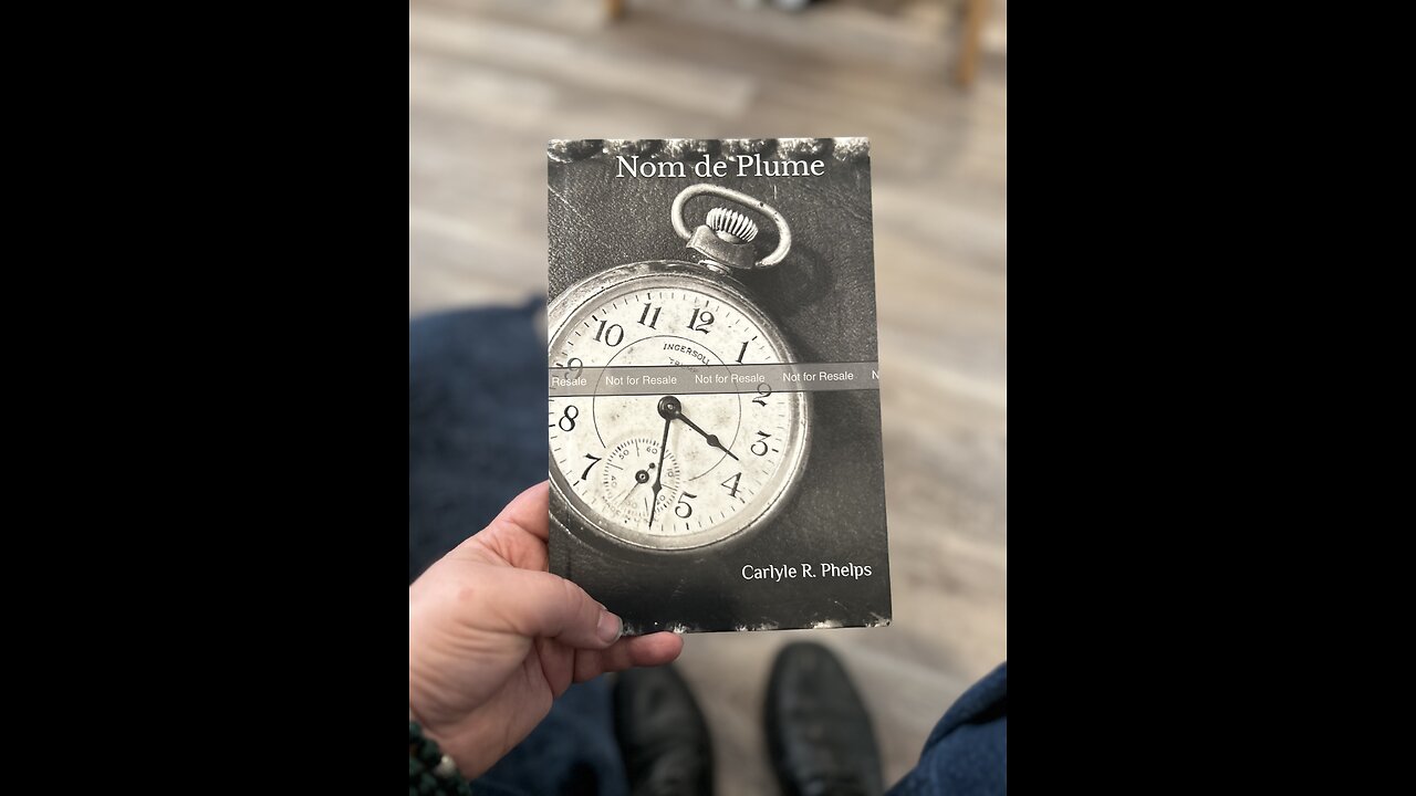 New Book! Nom de Plume by Carlyle R. Phelps