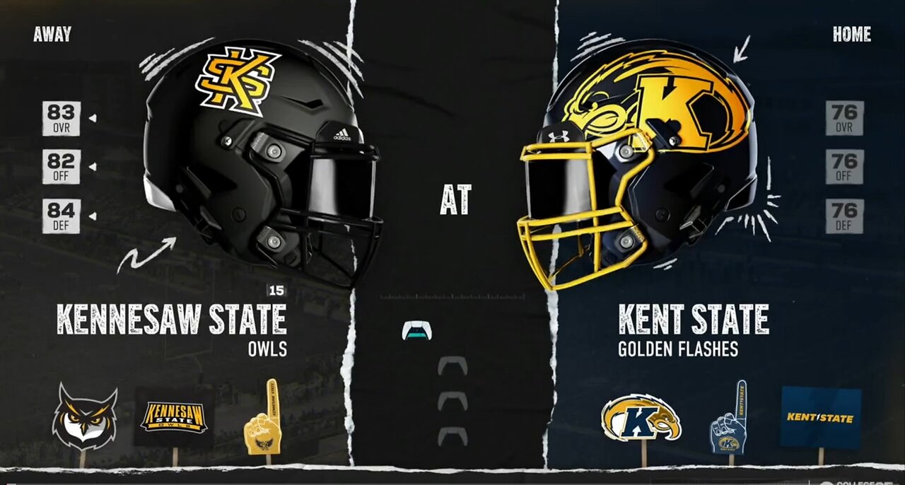 Season 2 Rebuild Kennesaw State vs Kent State: Down to the last minute!