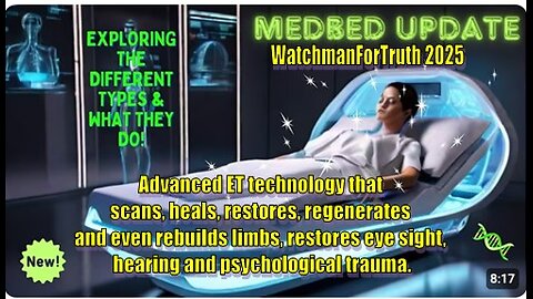 🌟 The Future of Healing: An Update on the different Types of Medbeds and what they do! 🚀