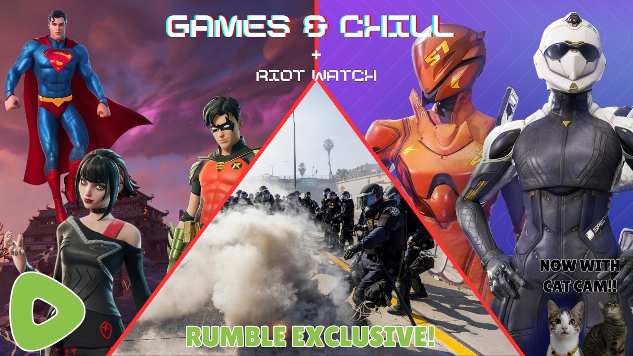 Games & Chill Plus Riot Watch| NOW WITH CAT CAM