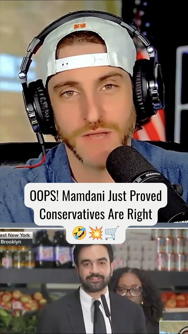 OOPS! Mamdani Just Proved Conservatives Are Right 🤣 thumbnail