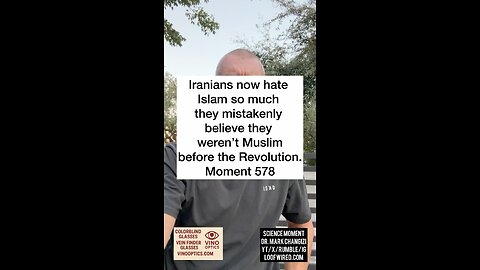 Iranians now hate Islam so much they falsely believe they weren’t Muslim before 1979. Moment 578