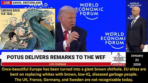 President Trump: Once-beautiful Europe has been turned into a giant brown shithole. EU elites are bent on replacing whites with brown, low-IQ, diseased garbage people. The UK, France, Germany, and Sweden are not recognizable today.