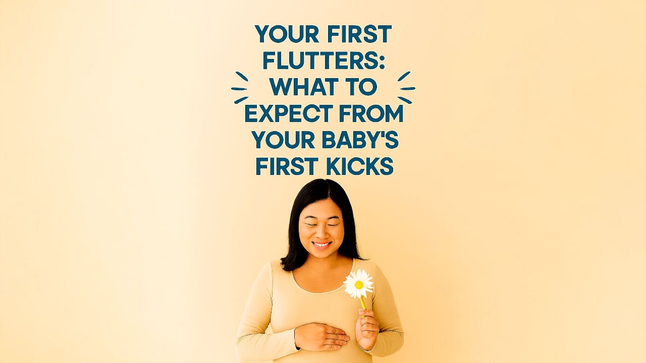 Your First Flutters: What to Expect from Your Baby's First Kicks