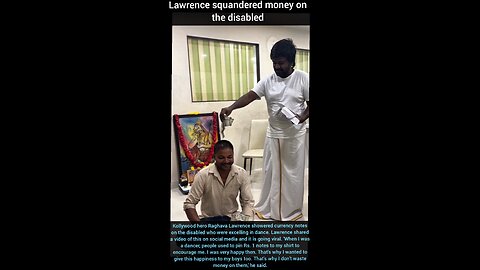 Lawrence squandered money on the disabled