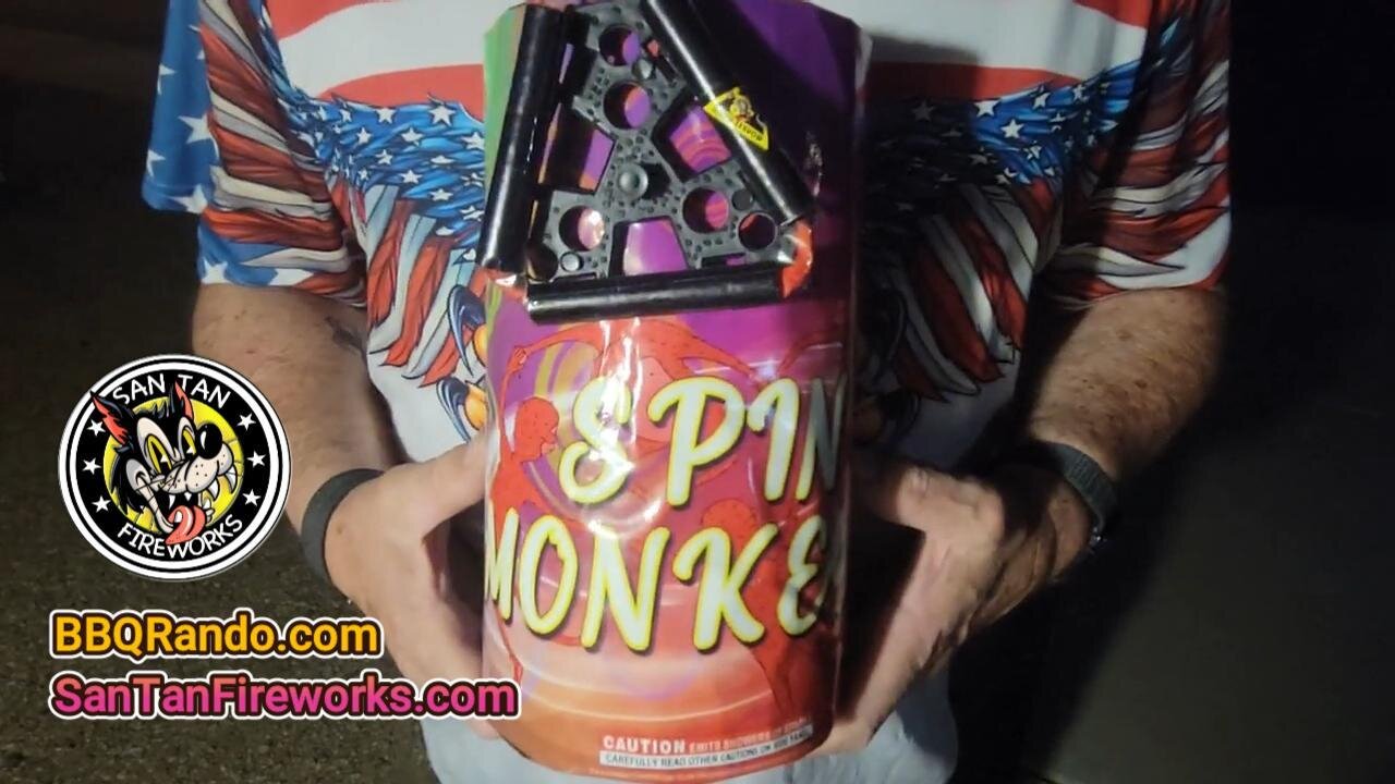 Spin Monkey - Monkey Mania Fireworks 2025