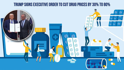 Trump Signs Executive Order to Cut Drug Prices by 30% to 80%