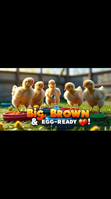Day 38 of Lohmann Brown Chicks 🐣✨ Growing Strong & Egg-Ready!