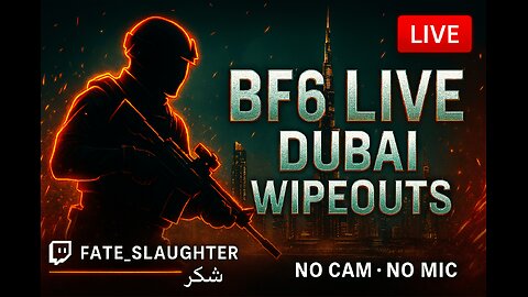 “BF6 LIVE from Dubai 🌆 | Squad Wipes & Chaos”
