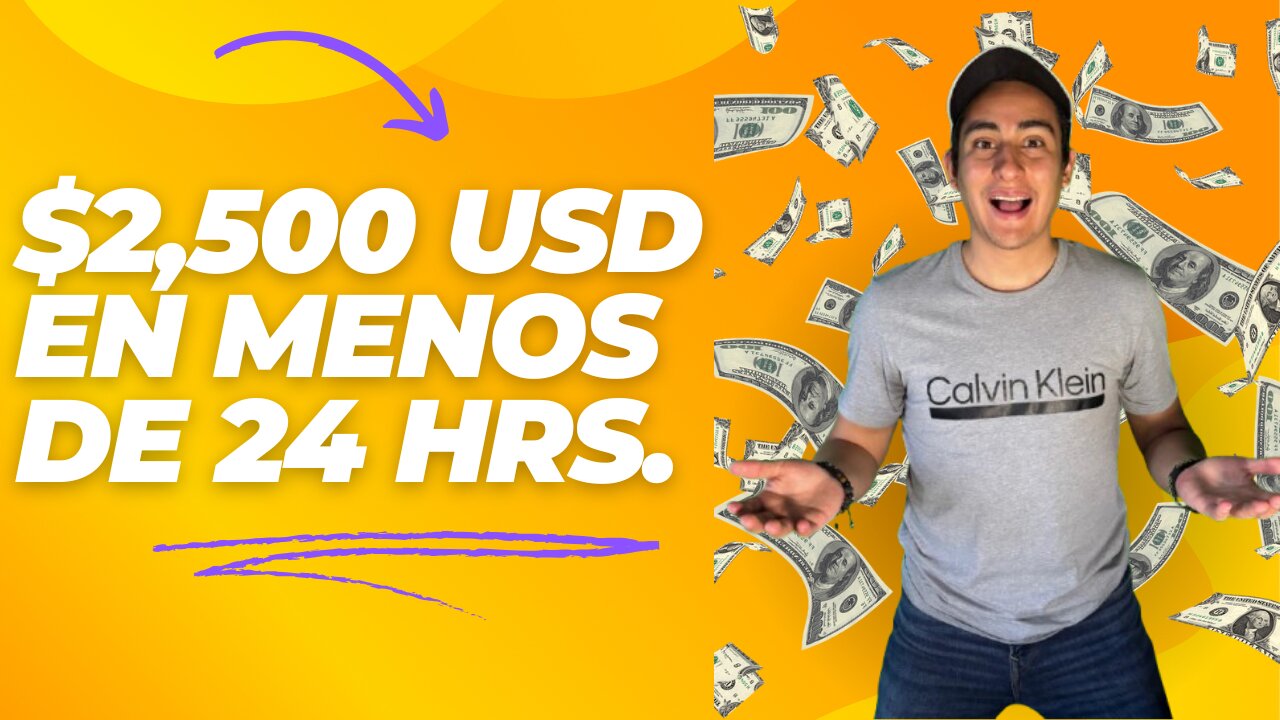 La ESTRATEGIA exacta que me dio $2,500 en MENOS de 24 HORAS