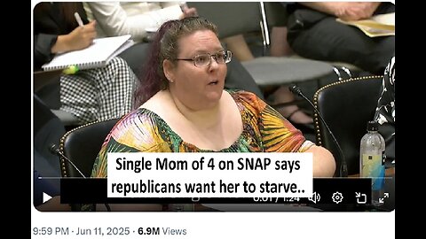 Single obese mom of 4 on SNAP says republicans want her to starve
