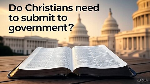 Do Christians need to submit to government?