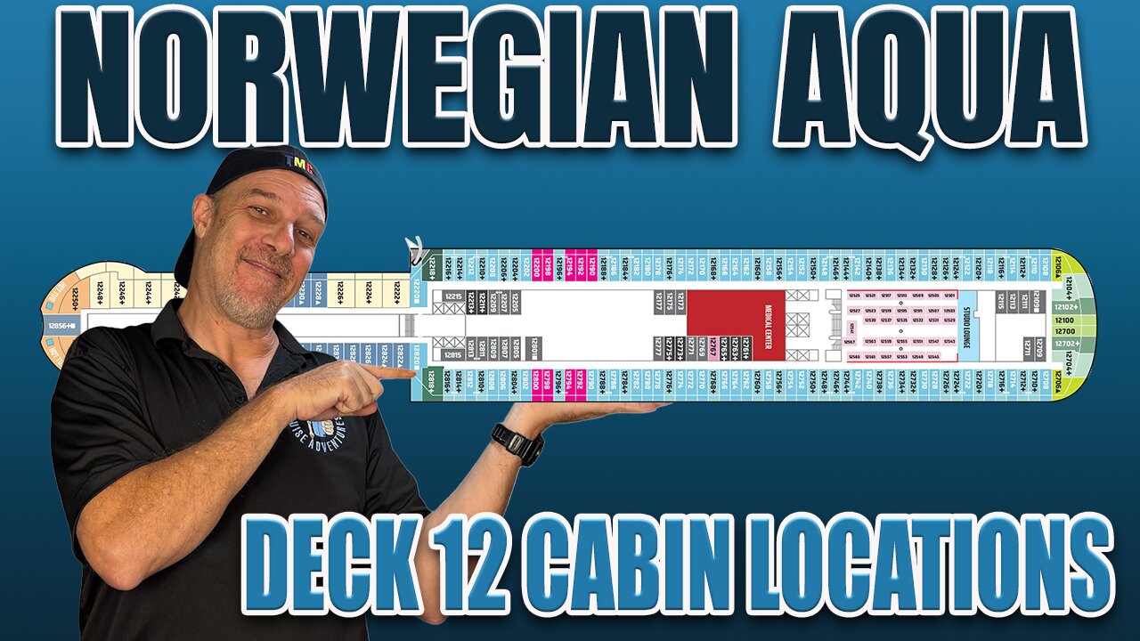 NCL Aqua First Look! Cabin Deck 12 | Tall Man's Cruise Adventures