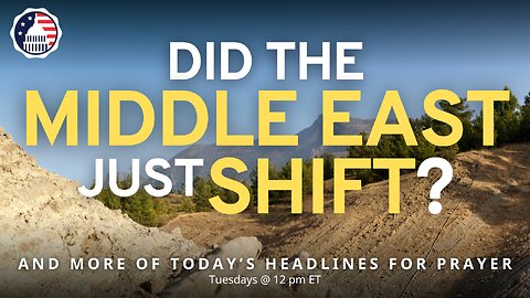 Did the Middle East Just Shift?