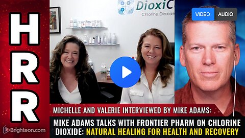 Frontier Pharm on chlorine dioxide: natural healing for health and recovery
			