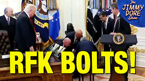 RFK Jr. FLEES After Pharma Exec Faints In White House Press Briefing!