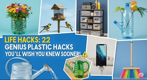 Life Hacks: 22 Genius Plastic Bottle Hacks You’ll Wish You Knew Sooner! ♻️🔥