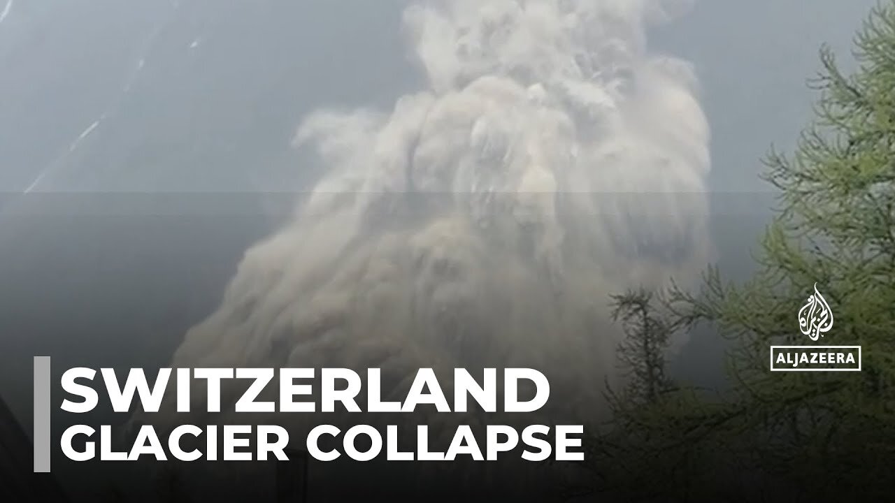 Swiss village flattened after glacier collapse triggers deadly rockslide