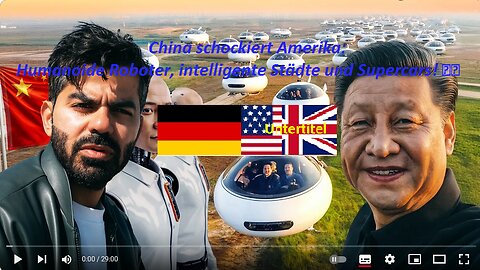 China schockiert Amerika Humanoide Roboter, intelligente Städte deuUTeng 12.o7.2025 Joe HaTTab