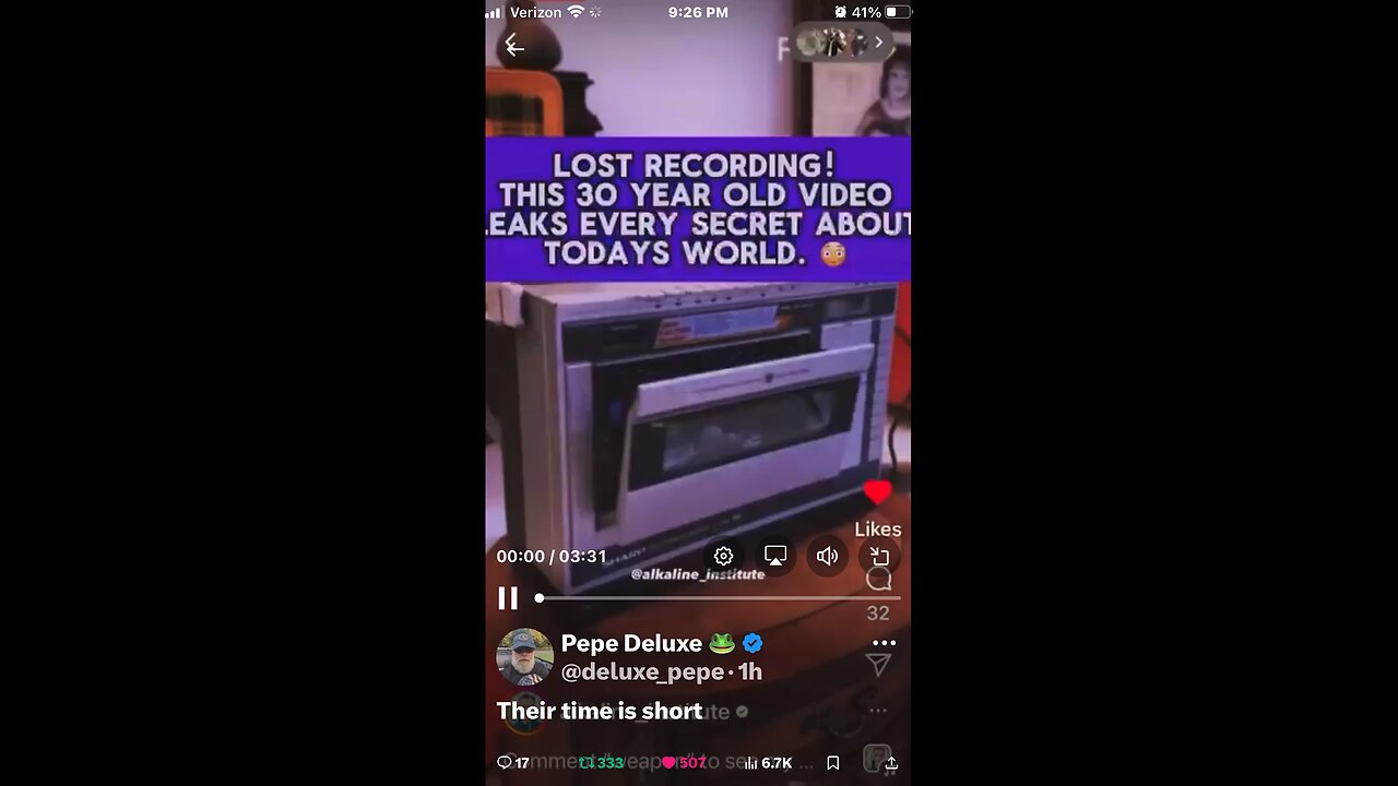 Their time is short