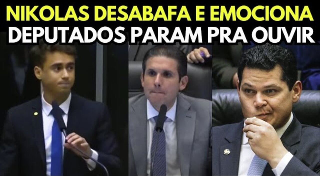 NIKOLAS FAZ DISCURSO EMOCIONANTE NA TRIBUNA E TRAZ FALAS DE MENINA QUE TEVE SEU PAI E AVÔ PRESOS!