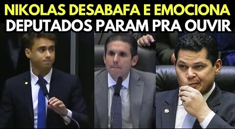 NIKOLAS FAZ DISCURSO EMOCIONANTE NA TRIBUNA E TRAZ FALAS DE MENINA QUE TEVE SEU PAI E AVÔ PRESOS!