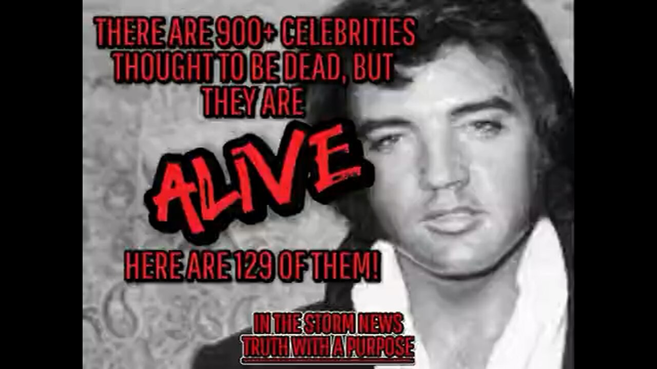 THANK YOU ITSN presents: '900+ CELEBRITIES THOUGHT TO BE DEAD, BUT ARE ALIVE. HERE'S 129