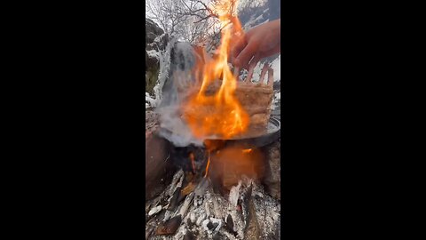 Cooking and eating in nature