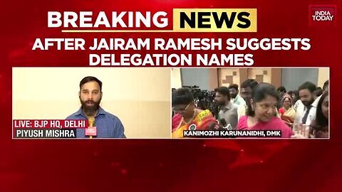 BJP_Questions_Congress__Choices_For_Delegation_Amid_Allegations_Against_Named_MPs___India_Today