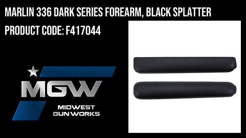 Marlin 336 Dark Series Forearm, Black Splatter - F417044