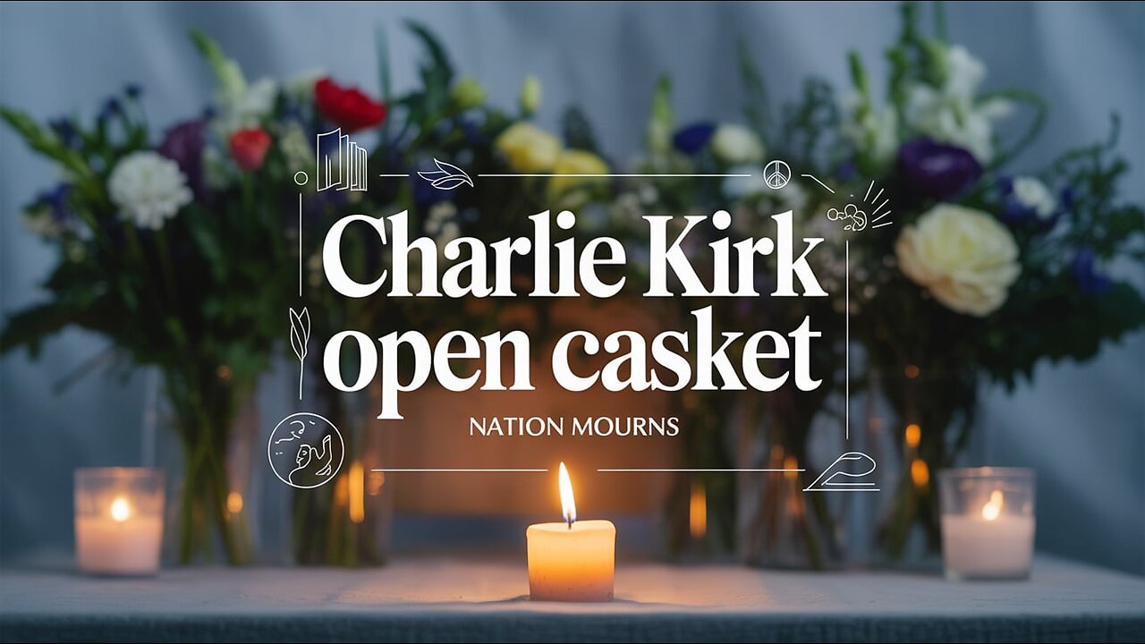 Charlie Kirk Open Casket Viewing | Nation Mourns Political Tragedy