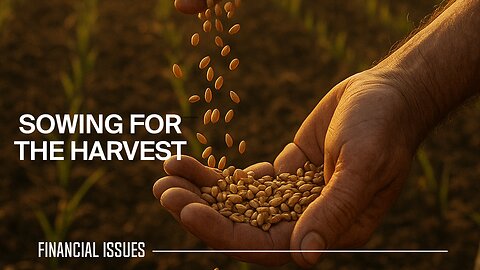 Sowing for the Harvest: Steward Faithfully, Reap Eternally