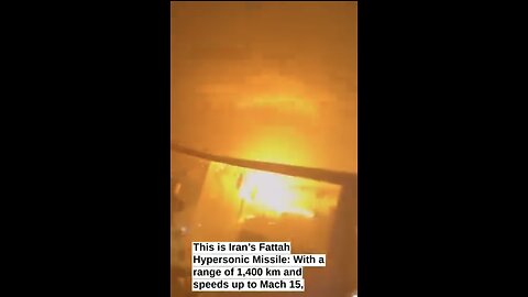 Introducing the Fatah missile | Boom 💥 Tel Aviv in under 4 minutes,